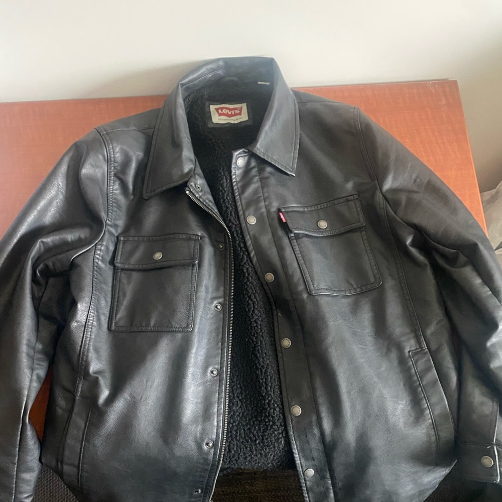 Levi Leather Jacket - New - No issues